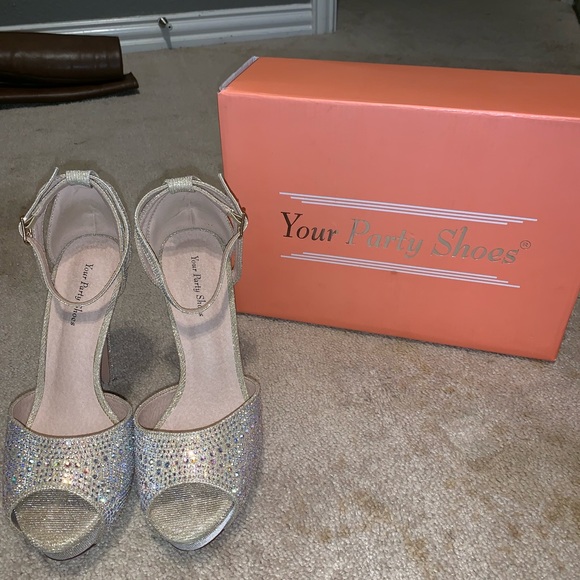 Sparkly Prom Heels - Picture 1 of 3